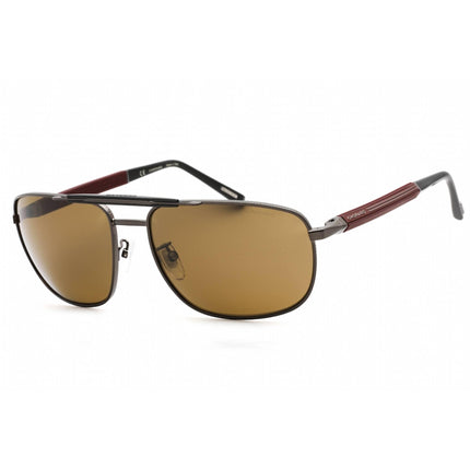 Chopard Men's Sunglasses - Full Rim Shiny Bakelite Metal Aviator Frame | SCHF81 568P ,