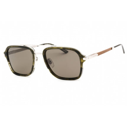 Chopard Men's Sunglasses - Full Rim Shiny Palladium Metal Square Frame | SCHG36 579P ,
