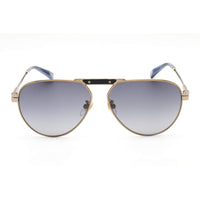 Chopard Unisex Sunglasses - Gradient Lens Shiny Gold/Blue Metal Frame SCHF80 08FF ,