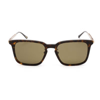Chopard Unisex Sunglasses - Mud Green Lens Shiny Dark Havana Rectangular SCH339 722P ,