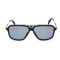 Chopard Unisex Sunglasses - Shiny Night Blue Rectangular Plastic Frame SCH340 821P ,