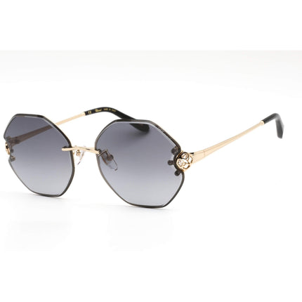 Chopard Unisex Sunglasses - Shiny Total Rose Gold/Black Geometrical Shape SCHF85S 0300 ,