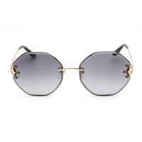 Chopard Unisex Sunglasses - Shiny Total Rose Gold/Black Geometrical Shape SCHF85S 0300 ,