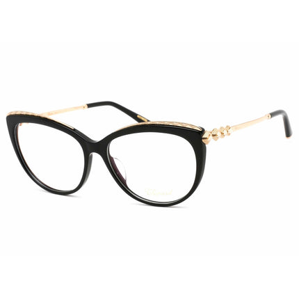 Chopard Women's Eyeglasses - Black Cat Eye Frame Clear Demo Lens | VCH276S 0700 ,