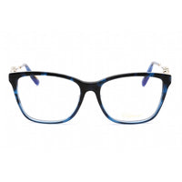 Chopard Women's Eyeglasses - Blue Havana Glittery Plastic Rectangular | VCH318S 0XAF ,