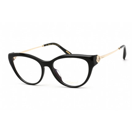 Chopard Women's Eyeglasses - Clear Demo Lens Black/Gold Plastic Frame | VCH323S 0700 ,