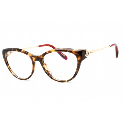 Chopard Women's Eyeglasses - Full Rim Brown Havana Plastic Oval Frame | VCH323S 9AJY ,