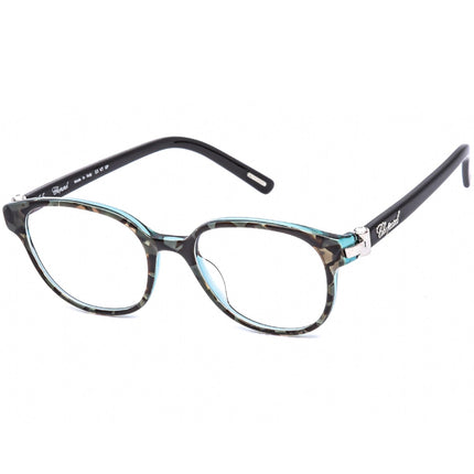 Chopard Women's Eyeglasses - Full Rim Turquoise Havana Plastic Frame | VCH198S 0AE8 ,