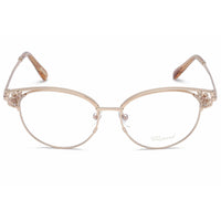 Chopard Women's Eyeglasses - Gold Metal Round Frame Clear Demo Lens | VCHC51S 300Y ,