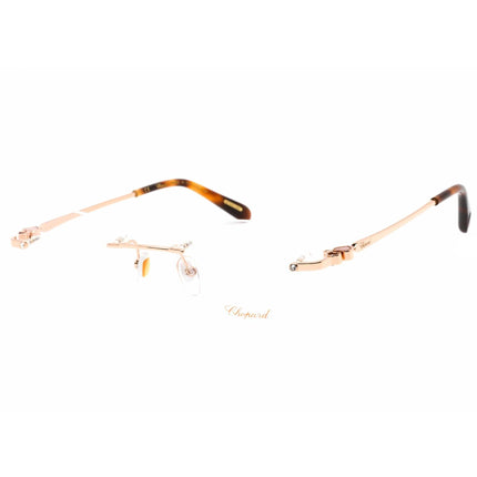 Chopard Women's Eyeglasses - Gold Rimless Metal Frame Clear Demo Lens | VCHD80S 08FC ,