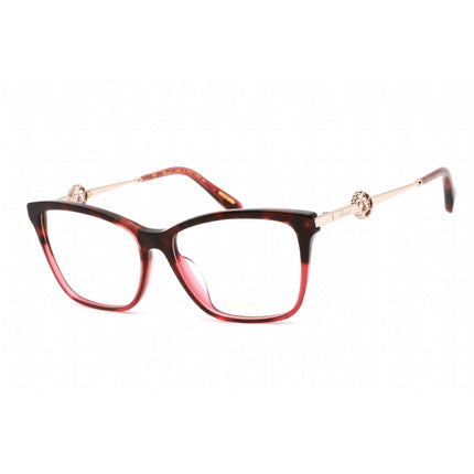Chopard Women's Eyeglasses - Red Havana Glittery Plastic Cat Eye Frame | VCH318S 0XAE ,