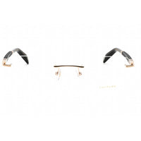 Chopard Women's Eyeglasses - Rimless Light Rose Gold Metal Rectangular | VCHF58 0301 ,