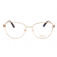 Chopard Women's Eyeglasses - Shiny Copper Gold Metal Rectangular Frame | VCHF17S 08FC ,