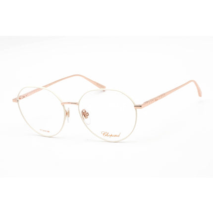 Chopard Women's Eyeglasses - Shiny Copper Gold Metal Round Shape Frame | VCHF71M 08MZ ,