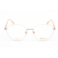 Chopard Women's Eyeglasses - Shiny Copper Gold Metal Round Shape Frame | VCHF71M 08MZ ,