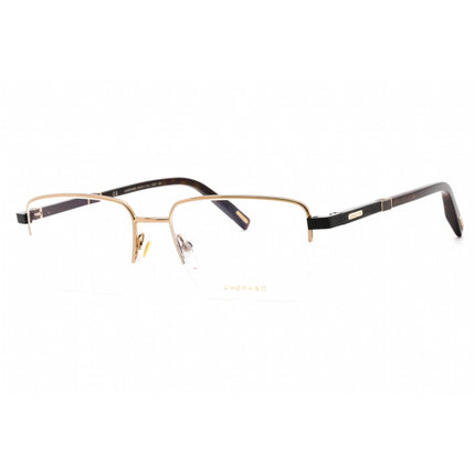 Chopard Women's Eyeglasses - Shiny Grey Gold Metal Rectangular Frame | VCHF55 08FF ,