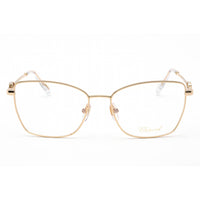 Chopard Women's Eyeglasses - Shiny Rose Gold Metal Rectangular Frame | VCHF50S 0300 ,