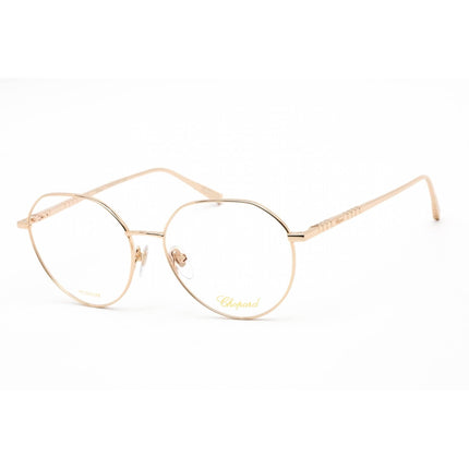 Chopard Women's Eyeglasses - Shiny Rose Gold Metal Round Shape Frame | VCHF71M 0300 ,