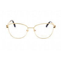 Chopard Women's Eyeglasses - Shiny Yellow Gold Metal Rectangular Frame | VCHF17S 0400 ,