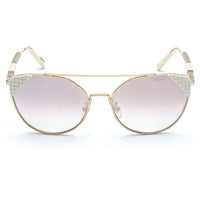 Chopard Women's Sunglasses - Adjustable Nose Pads White and Gold Frame SCHC40 300X ,