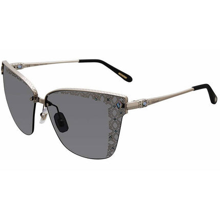 Chopard Women's Sunglasses - Gold Metal Frame Grey Lens | SCHC19S-8FEL-65-13-135 ,