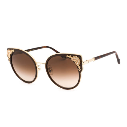 Chopard Women's Sunglasses - Gradient Lens Brown Cat Eye Shaped Frame SCHC82S 0300 ,