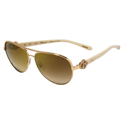 Chopard Women's Sunglasses - Shiny Copper Gold Frame | SCHC26S-8FCG-61-13-135 ,