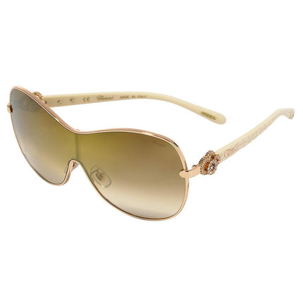 Chopard Women's Sunglasses - Shiny Copper Gold Metal Frame | SCHC25S-8FCG-99-0-135 ,