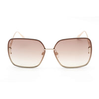 Chopard Women's Sunglasses - Total Shiny Rose Gold Butterfly Shaped Frame SCHF72M 300X ,
