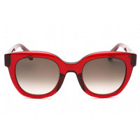 Chopard Women's Sunglasses - Transparent Dark Bordeaux Plastic Oval | SCH335S 0954 ,