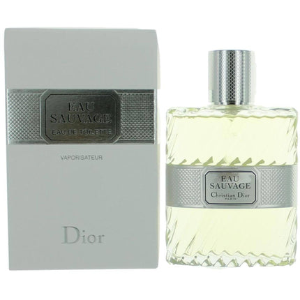 Christian Dior Men's Eau De Toilette Spray - Sauvage Clear Fresh Fragrances, 3.4oz ,