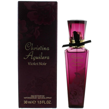 Christina Aguilera Women's Eau De Parfum Spray - Violet Noir Floral Fragrance, 1oz ,