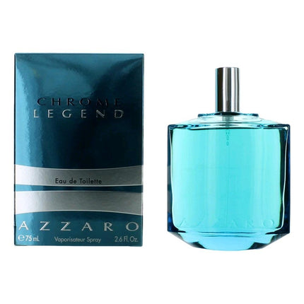 Chrome Legend by Azzaro, 2.6 oz Eau De Toilette Spray for Men ,