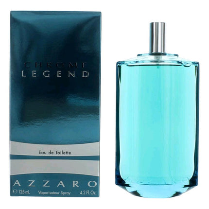 Chrome Legend by Azzaro, 4.2 oz Eau De Toilette Spray for Men ,