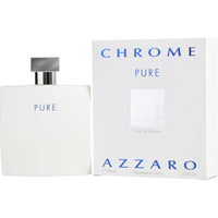 Chrome Pure by Azzaro, 3.4 oz Eau De Toilette Spray for Men ,