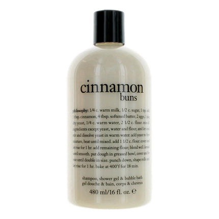 Cinnamon Buns by Philosophy, 16 oz Shampoo, Shower Gel & Bubble Bath for Unisex ,