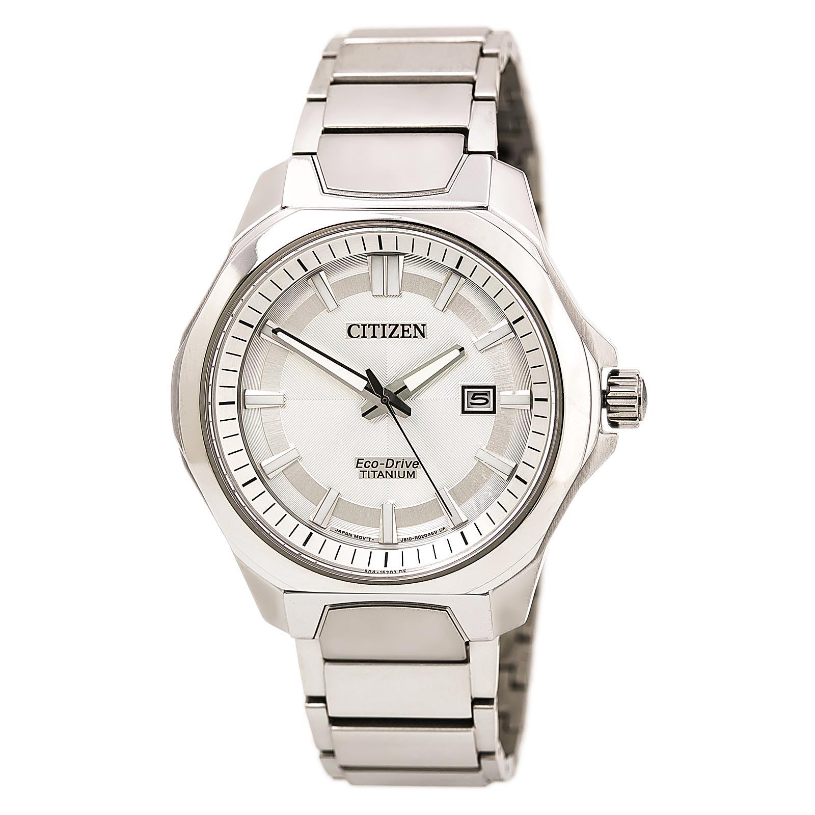 Citizen AW1540 88A Men s Super Titanium Silver Tone Dial Eco Drive Bra
