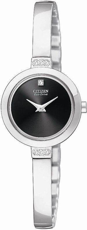 Citizen EW9920-50E Women's Silhouette Crystal Bangle Watch ,