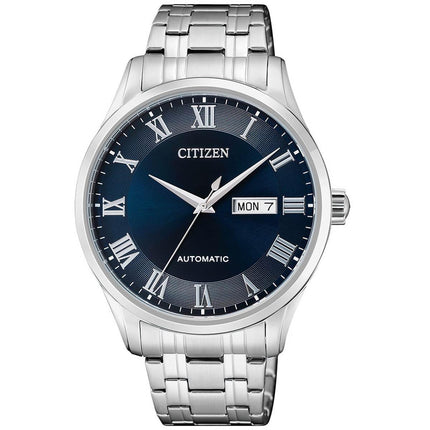 Citizen Men's Automatic Watch - Mechanical Blue Dial Silver Bracelet | NH8360-80L ,