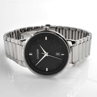Citizen Men's Bracelet Watch - Quartz Black Dial Stainless Steel | BI5010-59E ,