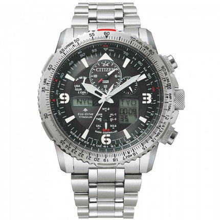 Citizen Men's Chrono Watch - Promaster Black Ana-Digi Dial Bracelet | JY8100-80E ,