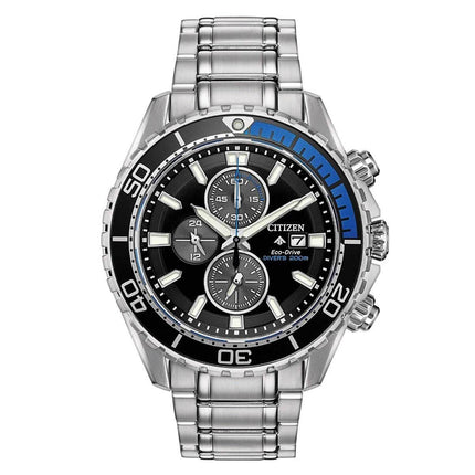 Citizen Men's Chronograph Watch - Promaster Chrono Diver Steel Bracelet | CA0719-53E ,