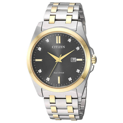 Citizen Men's Diamond Watch - Corso Two Tone Steel Bracelet | BM7107-50E ,