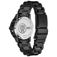 Citizen Men's Eco Drive Watch - Black Panther Chronograph Black Bracelet | CA0297-52W ,