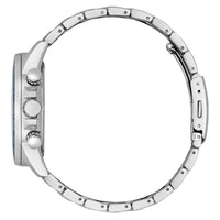 Citizen Men's Eco-Drive Watch - Chronograph Blue Dial Silver Bracelet | CA0781-84L ,