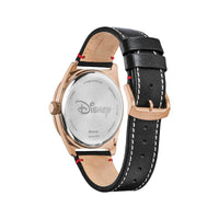 Citizen Men's Eco-Drive Watch - Marvel Black Dial Leather Strap | AW1596-08W ,