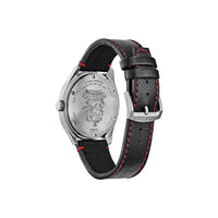 Citizen Men's Eco-Drive Watch - Marvel Spider Man Black Leather Strap | AW0061-01W ,