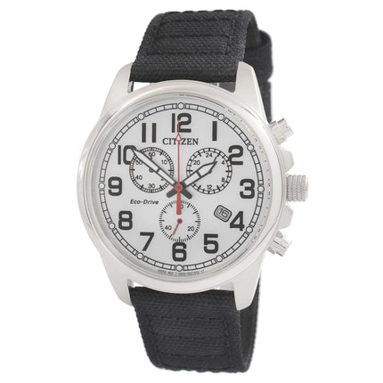 Citizen Men's Eco Drive Watch - Military Black Nylon Strap | AT0200-13A ,