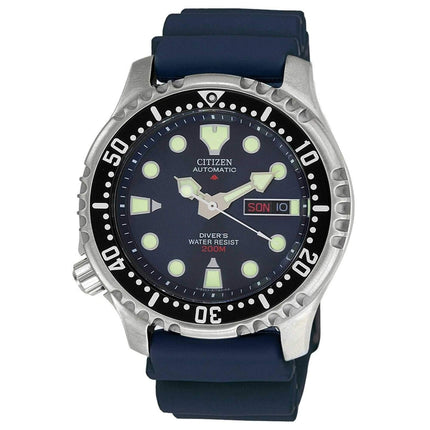 Citizen Men's Left Handed Watch - Promaster Blue Dial Rubber Strap | NY0040-17L ,