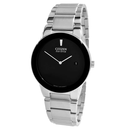 Citizen Men's Stainless Steel Watch - Axiom Eco-Drive Black Dial | AU1060-51E ,